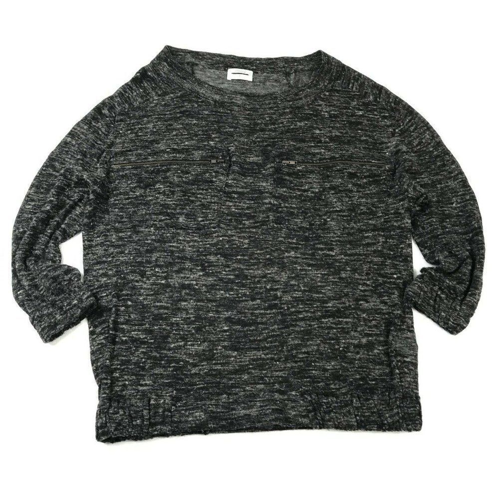 Wallace Womens Sweater Size S Small Gray Lightweig